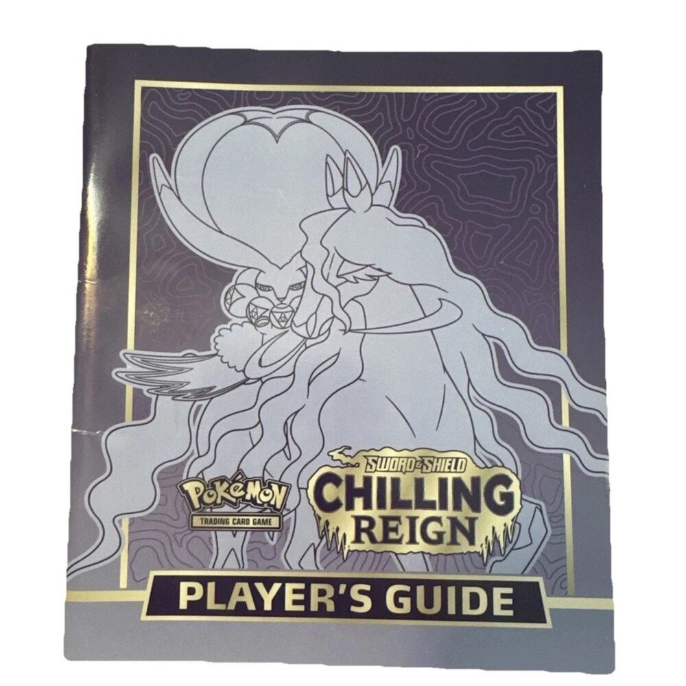 Pokémon Player’s Guide Chilling Reign Sword & Shield ETB Booklet TCG Guide New - Picture 1 of 9
